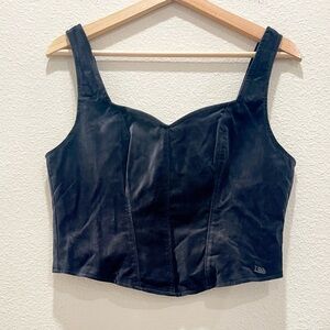 Levi's Black Crop Top